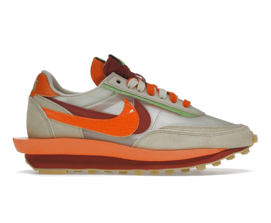 Nike LD Waffle sacai CLOT Kiss of Death Net Orange Blaze