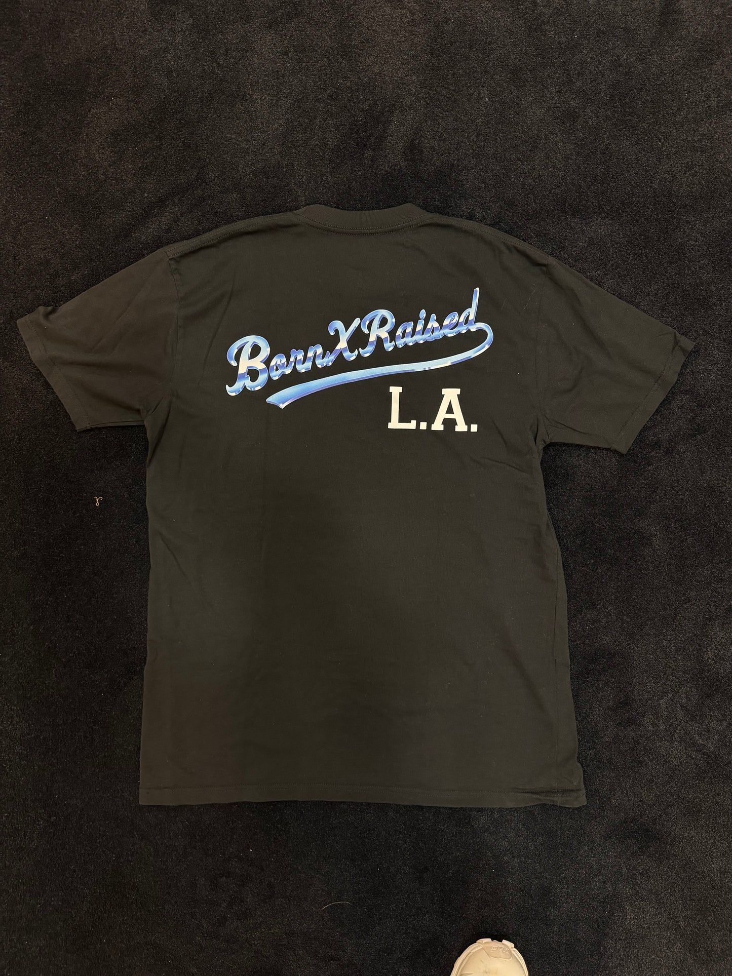 Born x Raised In-Line Los Angeles LA Dodgers Baseball Tee