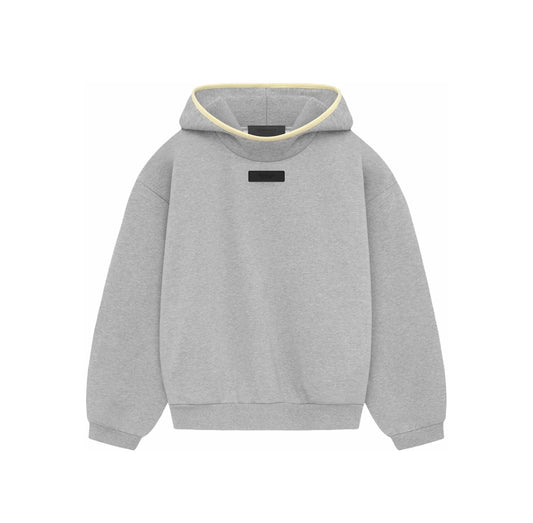 Fear of God Essentials Hoodie Light Heather Grey/Garden Yellow