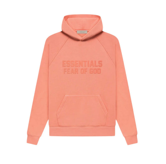 Fear of God Essential Hoodie Coral