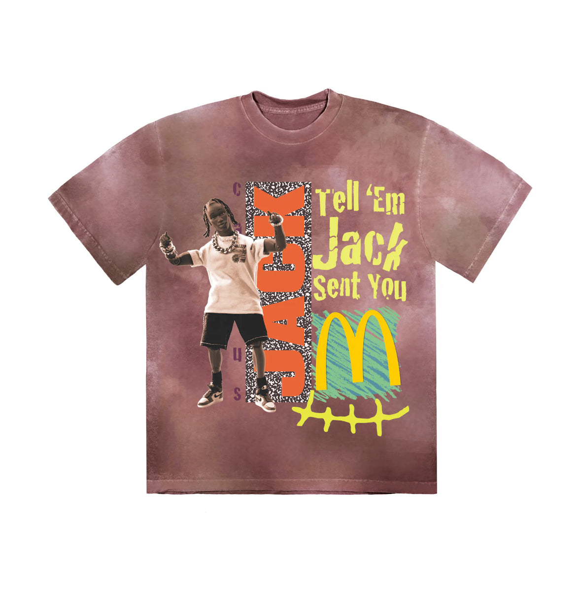 Travis Scott x McDonald’s Jack Smile II Tee Berry