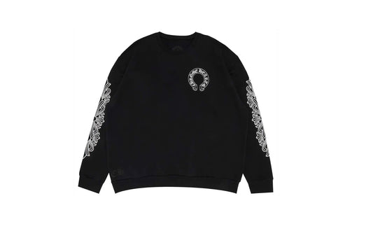 Chrome Hearts Horseshoe Crewneck Black