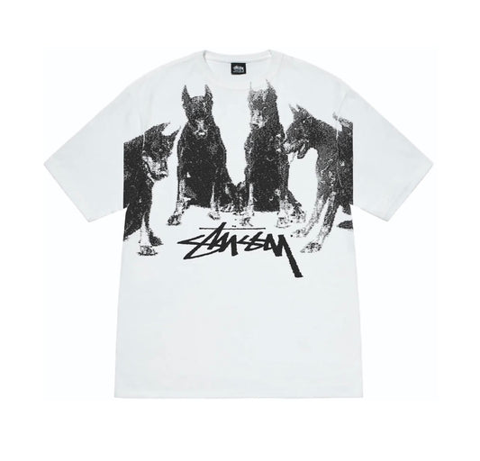 Stussy Doberman Tee White