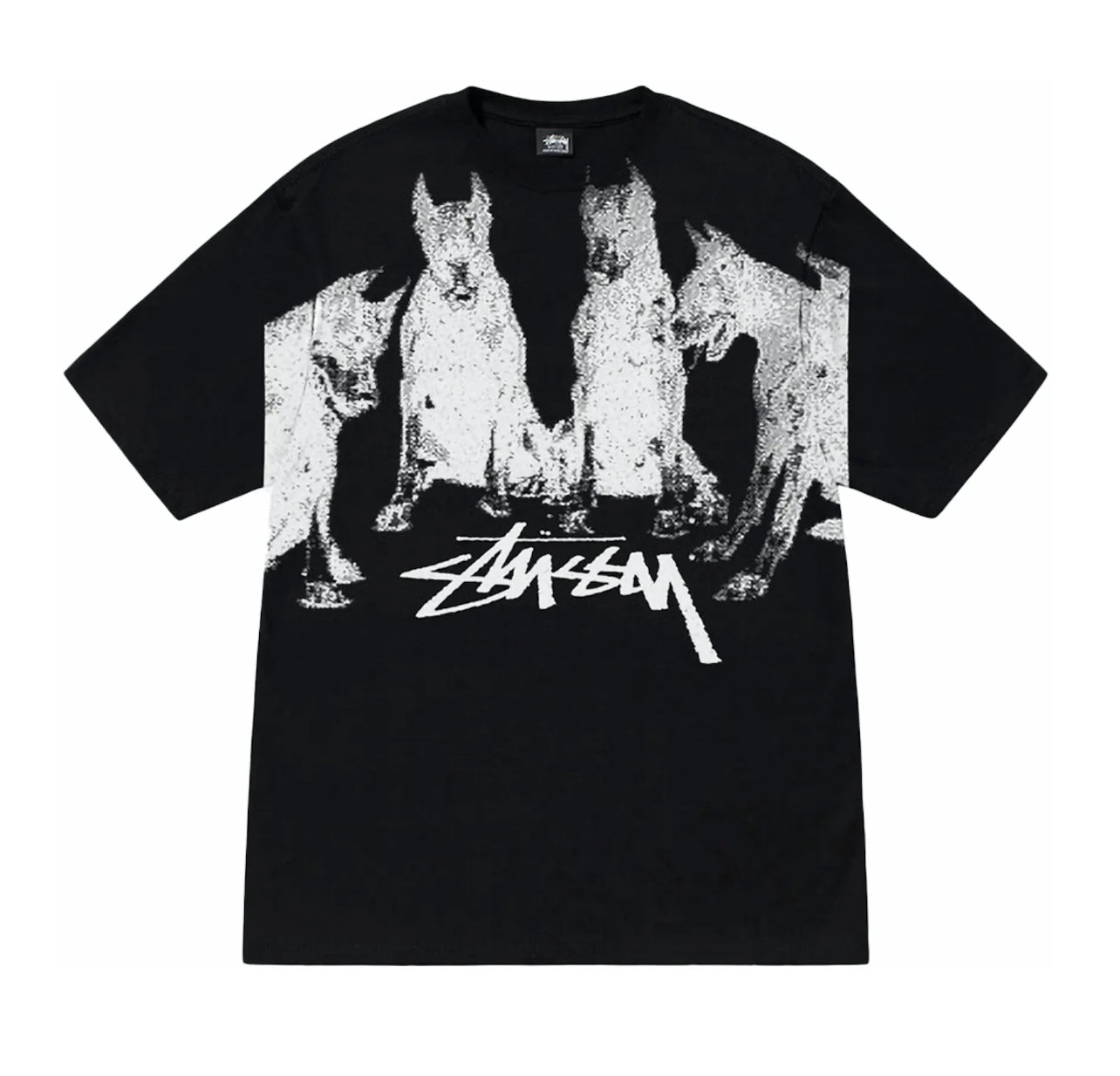 Stussy Doberman Tee Black