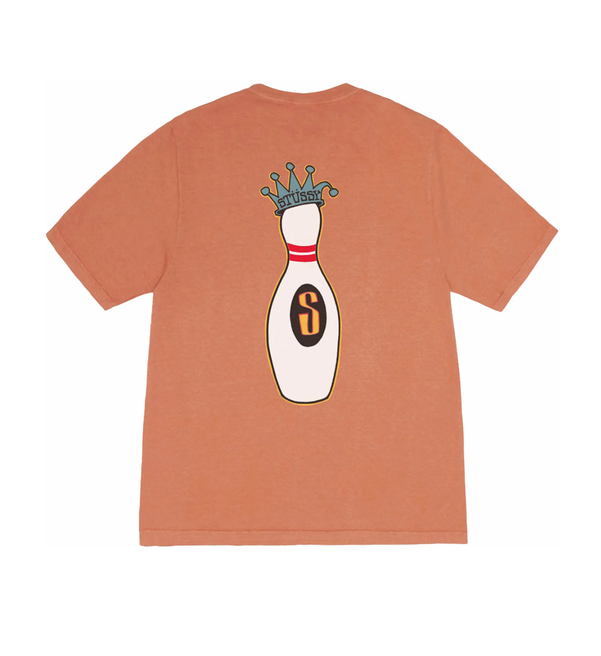 Stussy Kingpin Dyed Tee Rust