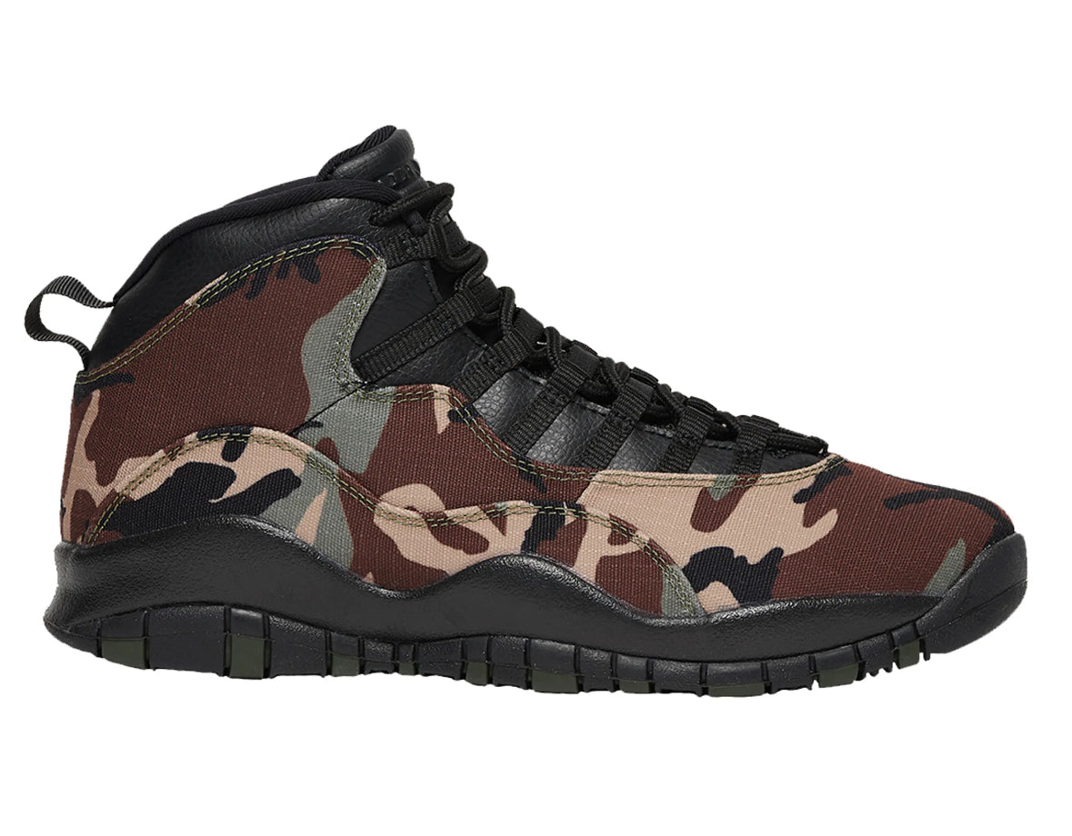 Air Jordan 10 Woodland Camo