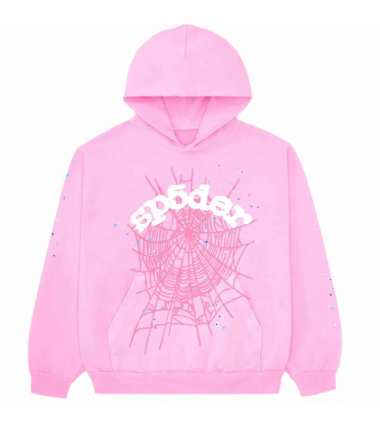 Sp5der OG Web Hoodie Pink