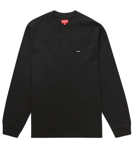 Supreme Small Box L/S Tee Black