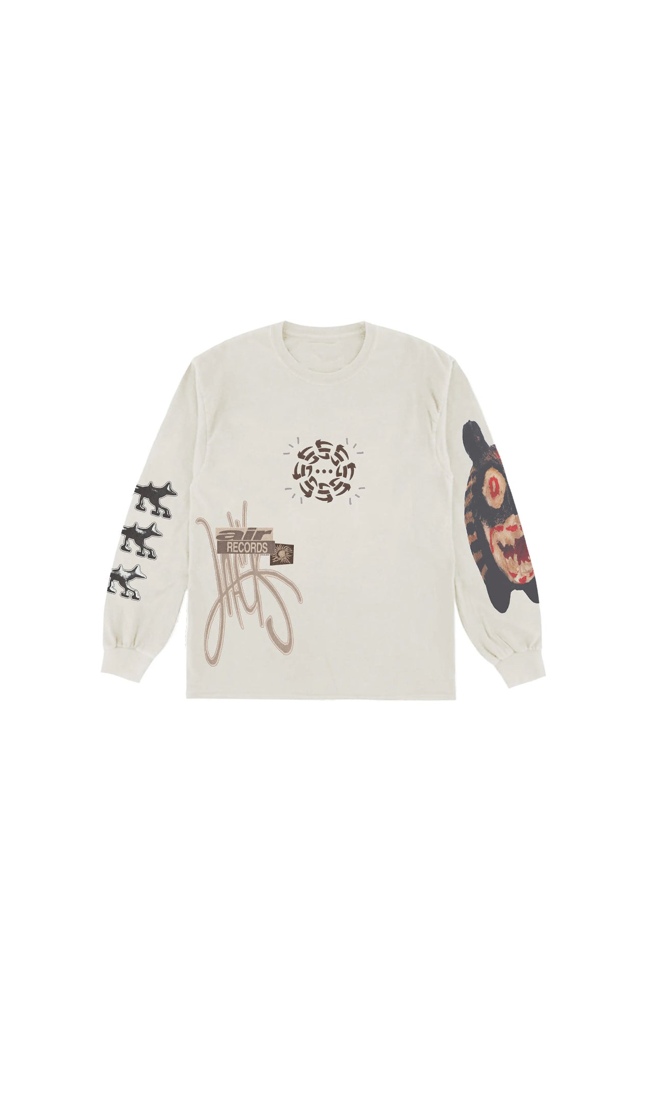 Travis Scott “Air Records” Long Sleeve Tee