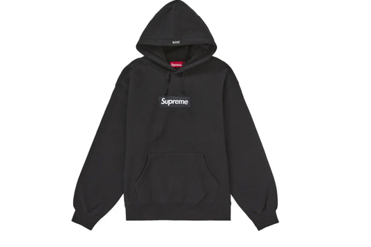 Supreme Box Logo Hooded Sweatshirt Black (FW2024)