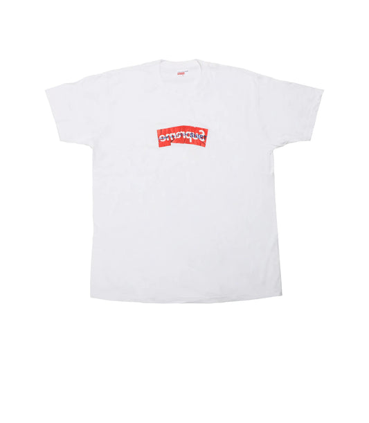 Supreme Comme Des Garçons Box Logo Tee White