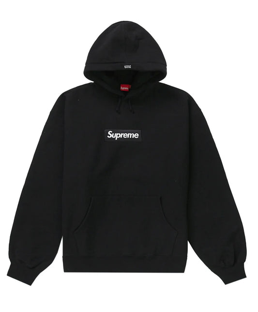 Supreme Box Logo Hooded Sweatshirt Black