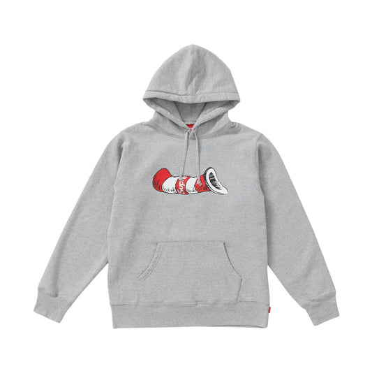 Supreme Cat in the Hat Hooded Sweatshirt Heather Grey