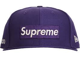 Supreme $1M Metallic Box Logo Fitted Purple