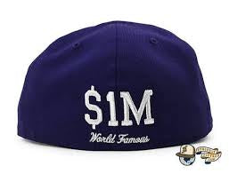 Supreme $1M Metallic Box Logo Fitted Purple