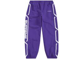 Supreme Inset Link Track Purple Pant