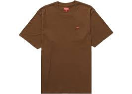 Supreme Small Box Logo Tee Brown