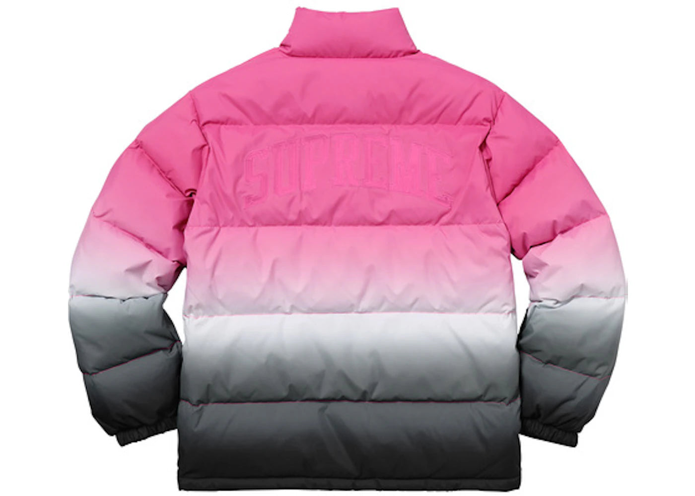 Supreme Gradient Puffy Jacket Pink (Preowned)