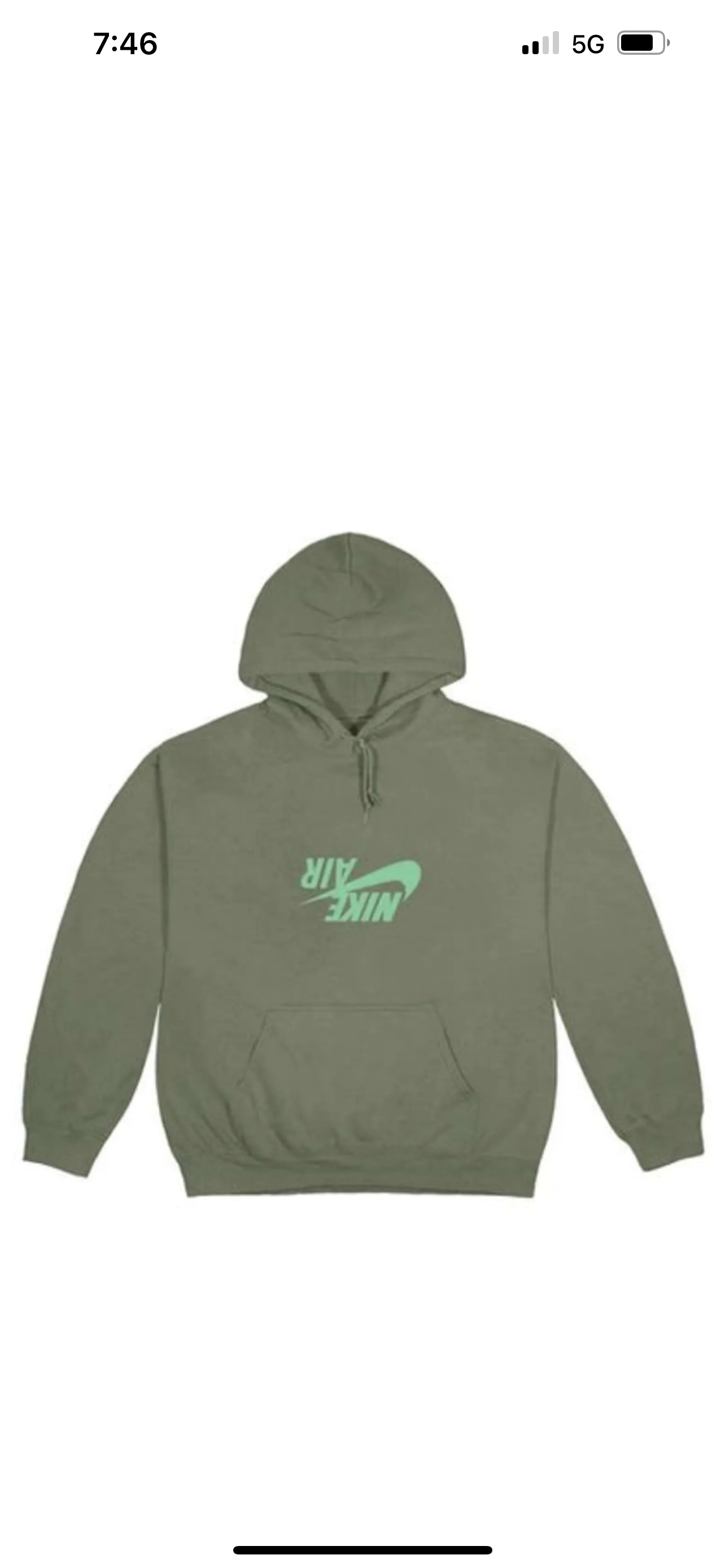 Travis Scott Jordan Highest Hoodie Olive