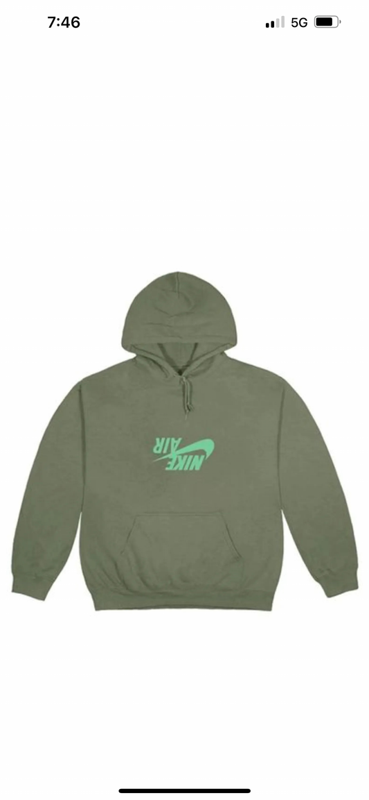 Travis Scott Jordan Highest Hoodie Olive