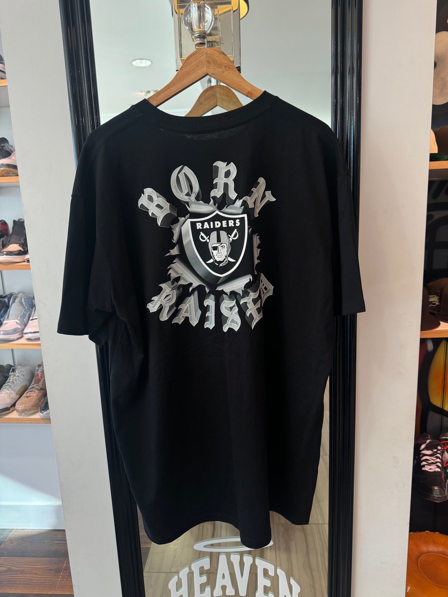 Born X Raised Raiders Pop Out Tee