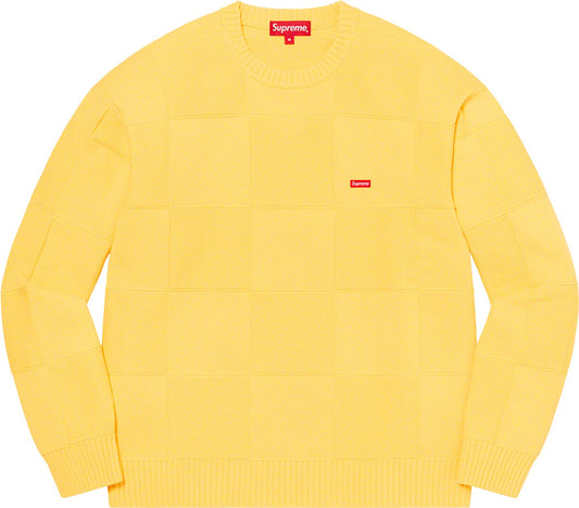 Supreme Tonal Checkerboard Small Box Sweater