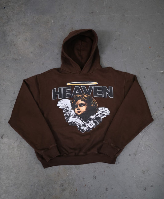 Heaven “Cherub Hoodie” Brown