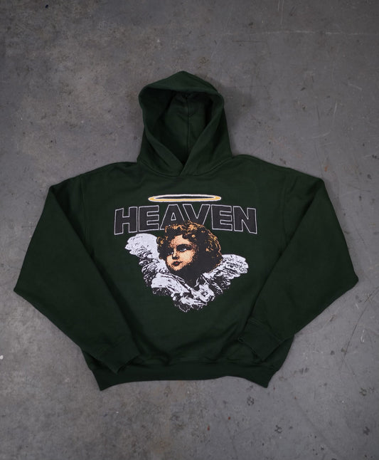 Heaven “Cherub Hoodie” Green