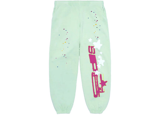 Sp5der SP5 Mint Sweatpants