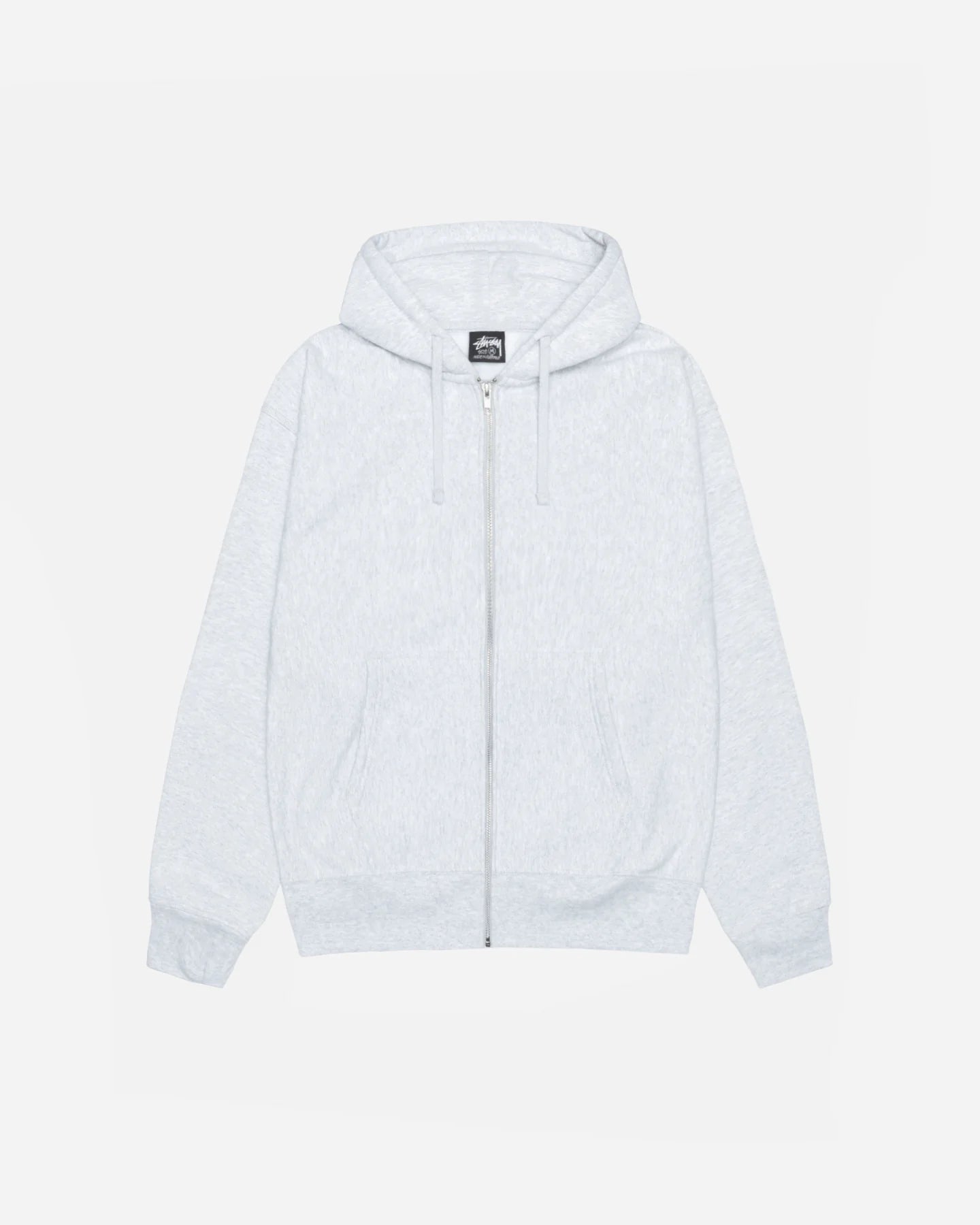 Stussy Tonal Grey Zipup Hoodie