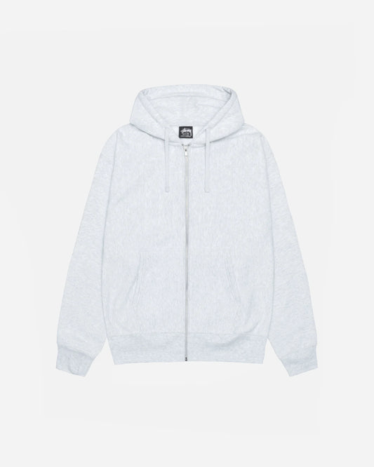 Stussy Tonal Grey Zipup Hoodie