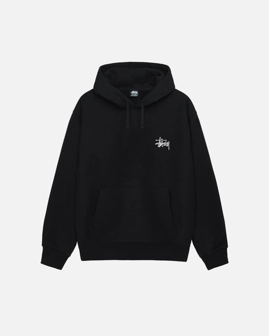 Stussy Script Logo Hoodie Black