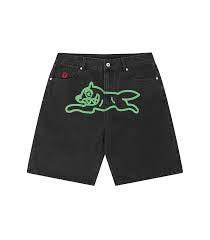 Billionaire Boys Club Running Dog Denim Shorts Black