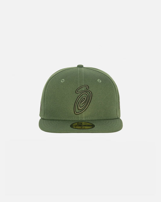 Stussy Swirly S Fitted Green