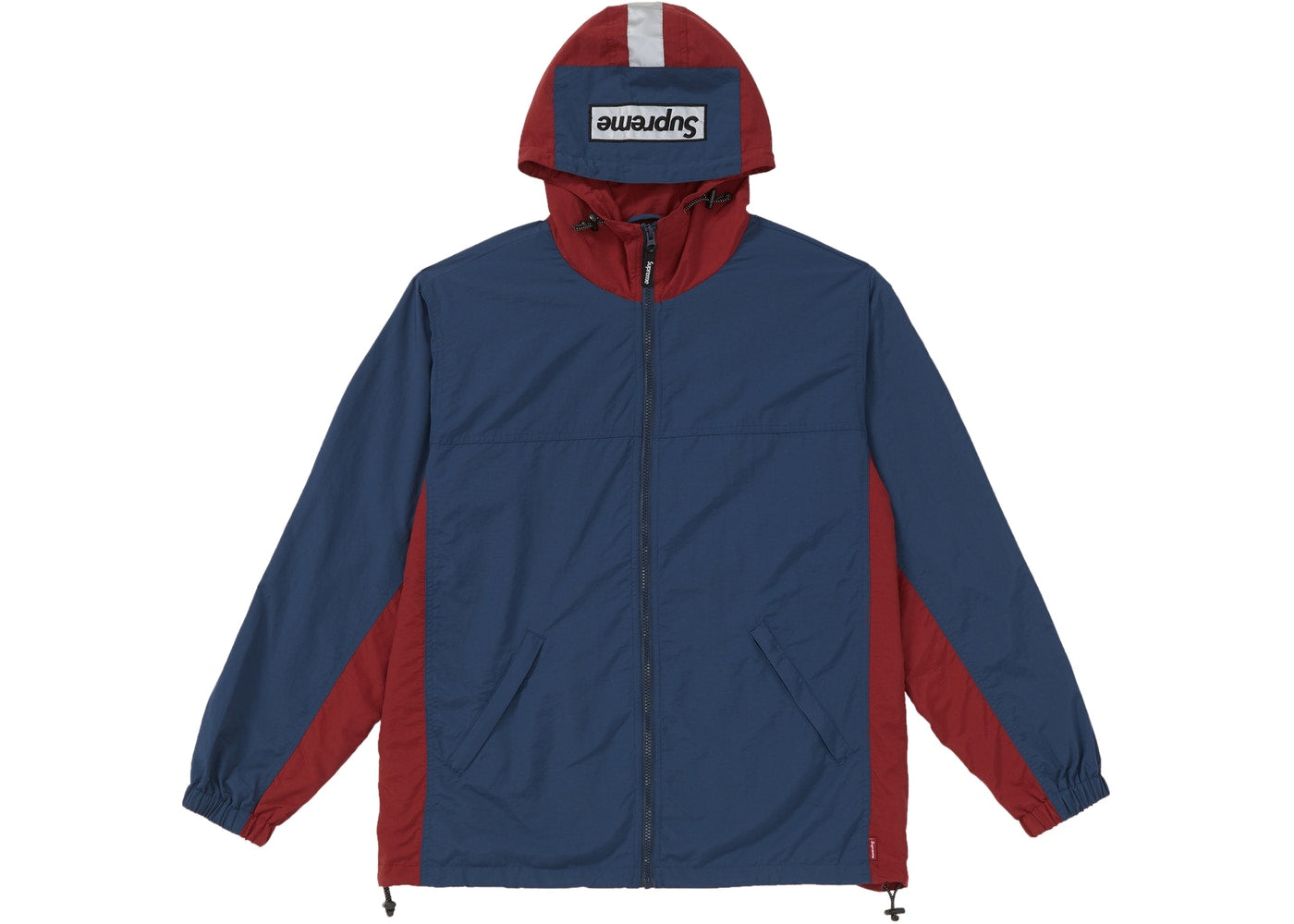 Supreme Two Tone Zip-Up Jacket Navy/Red