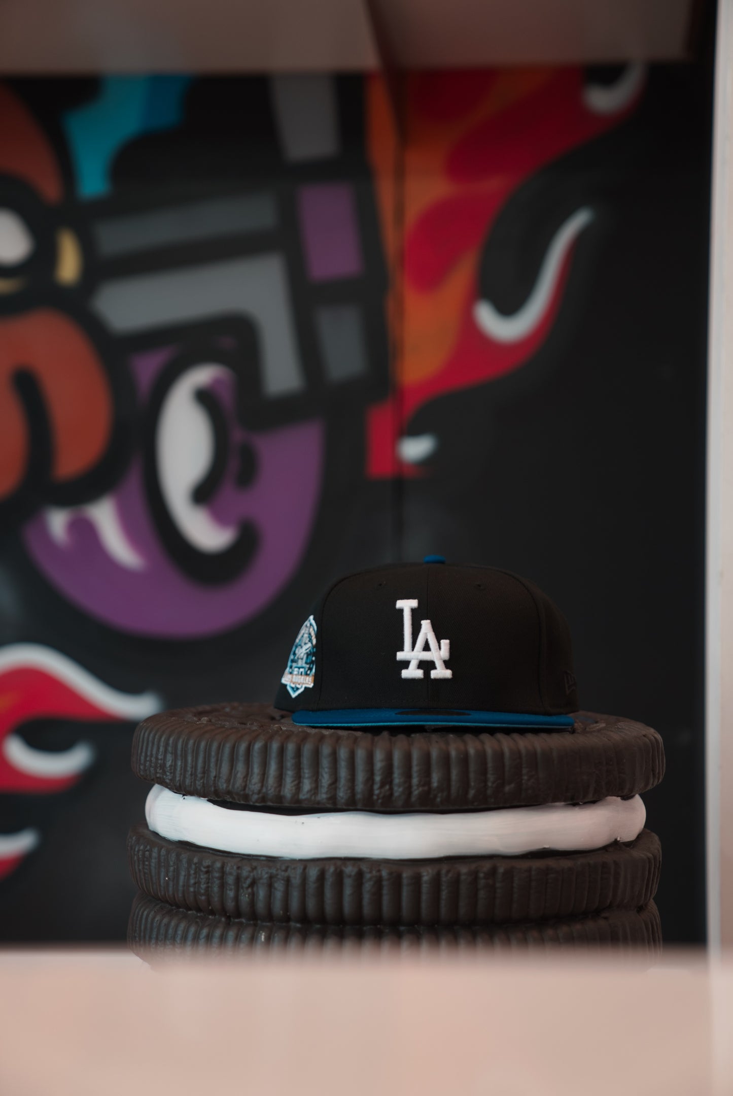 New Era Fitted Los Angeles Dodgers Black/Baby Blue/Blue