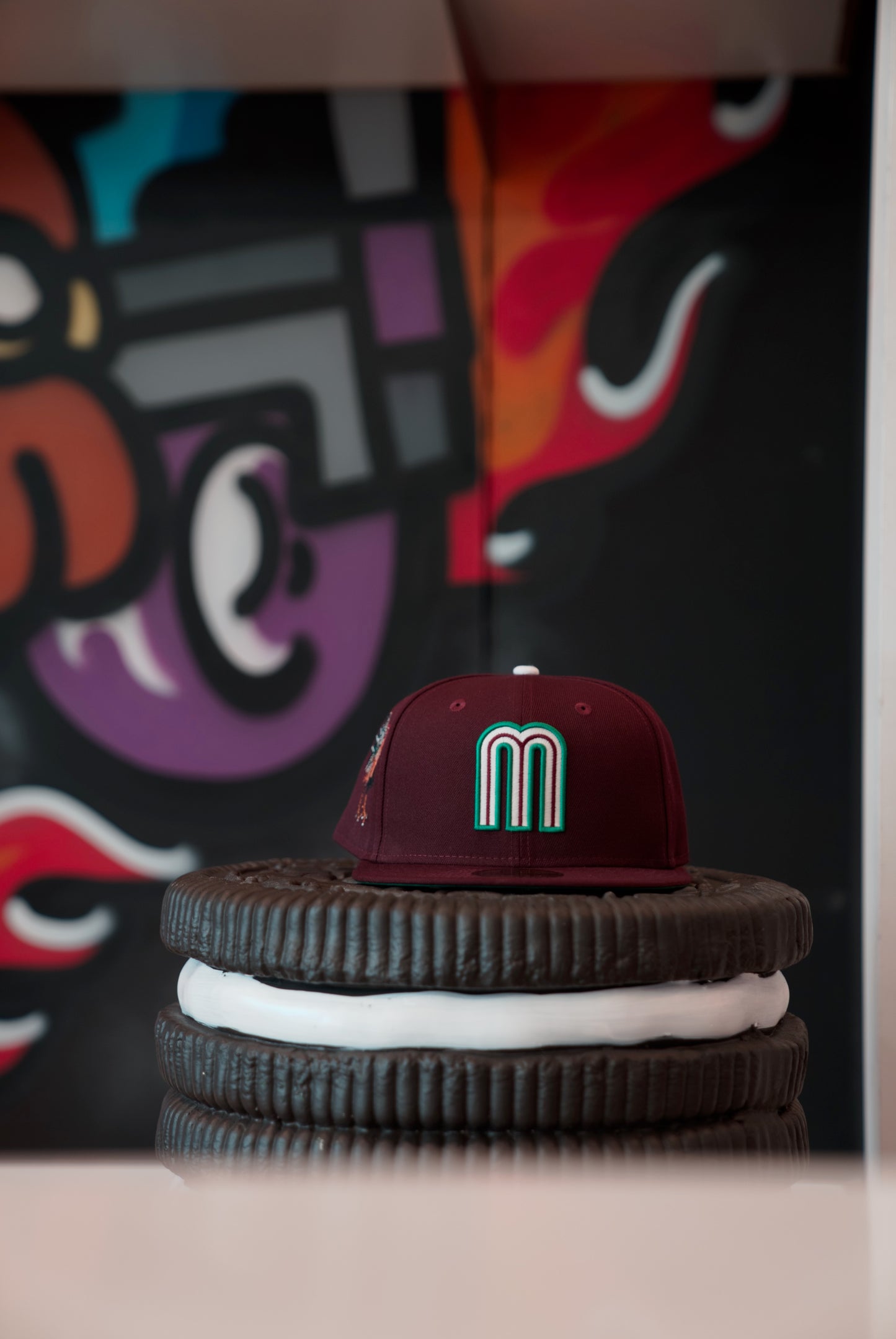 New Era Fitted Mexico Burgundy/Green