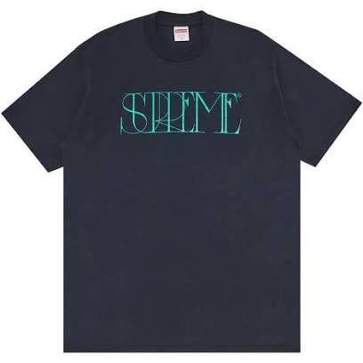 Supreme Trademark Tee Navy