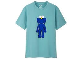 KAWS X Uniqlo Blue BFF Tee Blue