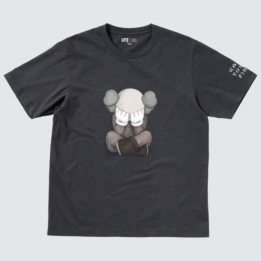 KAWS X Uniqlo Tokyo First Tee Dark Grey