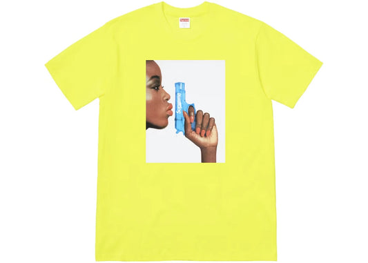 Supreme Water Pistol Tee Bright Yellow