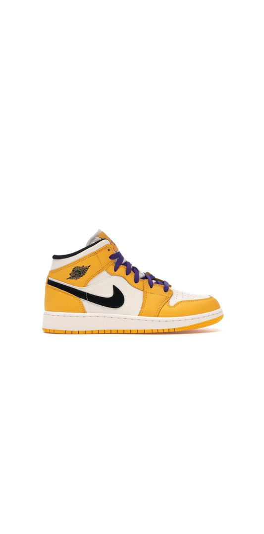 Jordan 1 Mid SE Lakers (GS)