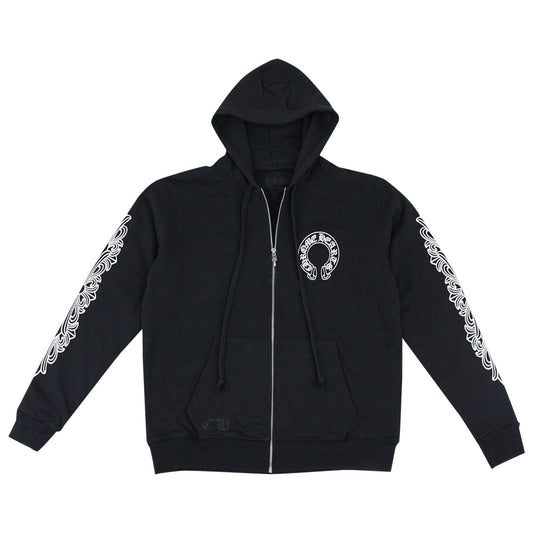 Chrome Hearts Horseshoe Floral Zip Up