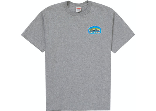 Supreme Chrome Tee Heather Grey