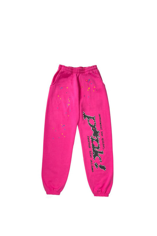 SP5DER Sweatpants “Punk” Pink