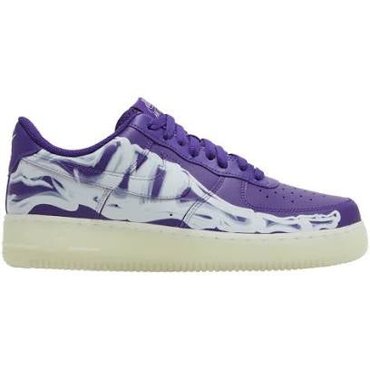 Nike Air Force 1 Low ‘07 QS Purple Skeleton Halloween (2021)