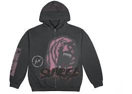 Travis Scott Cactus Jack For Fragment Sunrise Zip Up Hoodie