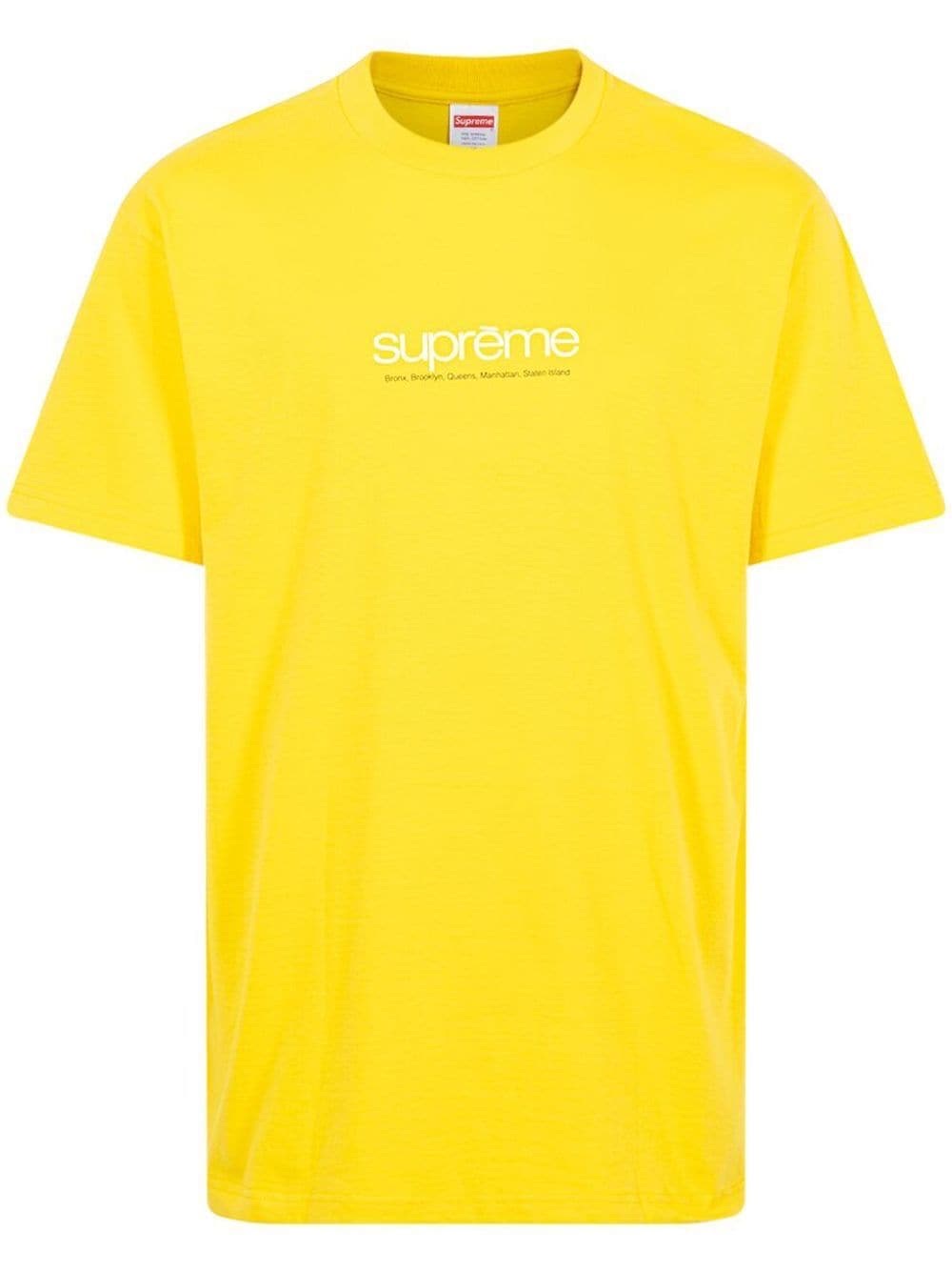 Supreme Five Boroughs Tee Yellow