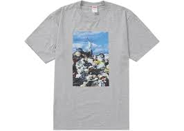 Supreme American Trash Tee Heather Grey