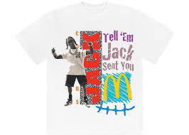 Travis Scott X McDonald’s Jack Smile Tee White